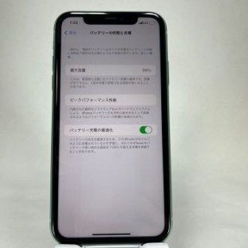 美品　iPhone11 128GB グリーン バッテリー残99%