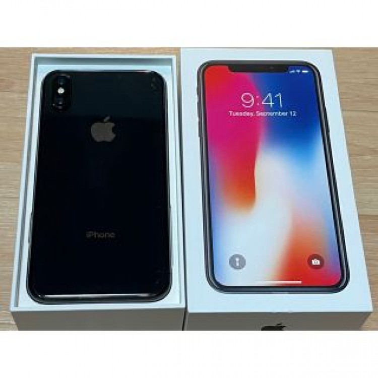 【美品】iPhone X 256GB simフリー本体ブラック(未使用ケース付)