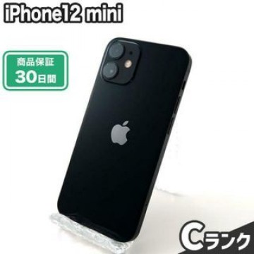 iPhone12 mini 128GB ブラック SoftBank 中古 Cランク 本体【エコたん】