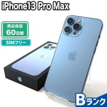 iPhone13 Pro Max 256GB シエラブルー SIMフリー 中古 Bランク 本体【エコたん】