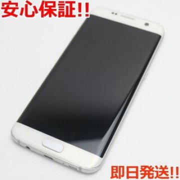 美品 au SCV33 Galaxy S7 edge ホワイト