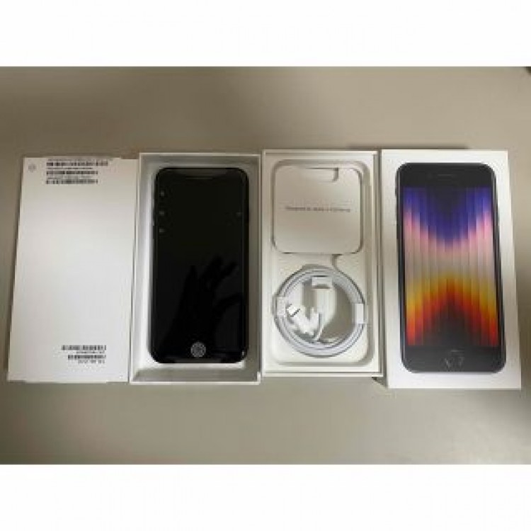 iPhone SE3 64GB ブラック　新品未使用修理交換品