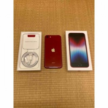 iPhone SE3レッド 64 GB SIMフリー　新品未使用
