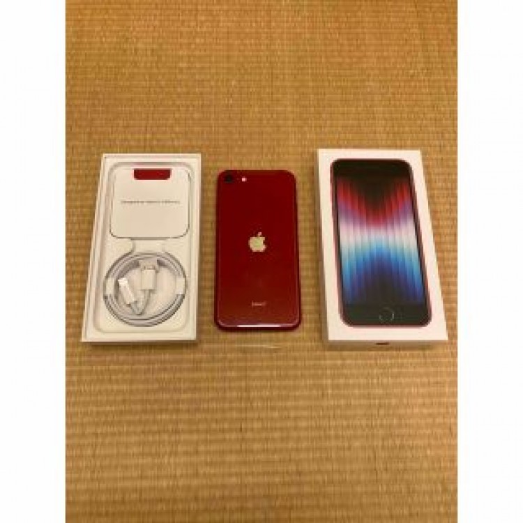 iPhone SE3レッド 64 GB SIMフリー　新品未使用