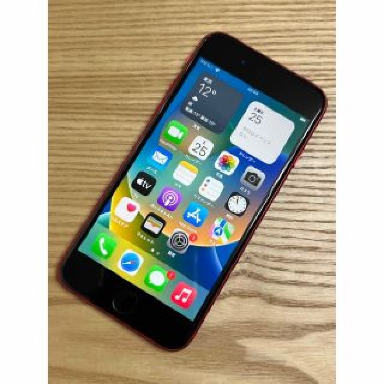 iPhone SE 第2世代 (SE2) レッド 64 GB バッテリー92％