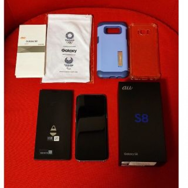 GALAXY　S8 本体　コーラルブルー