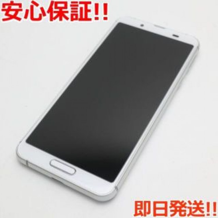 超美品 SIMフリー SH-M12 シルバーホワイト