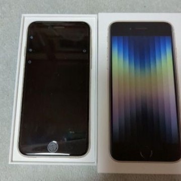 【新品未使用】iPhone SE (第3世代) スターライト 64 GB au