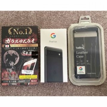 未使用品　Google Pixel 6a 専用レザーケース・ガラスフィルム付