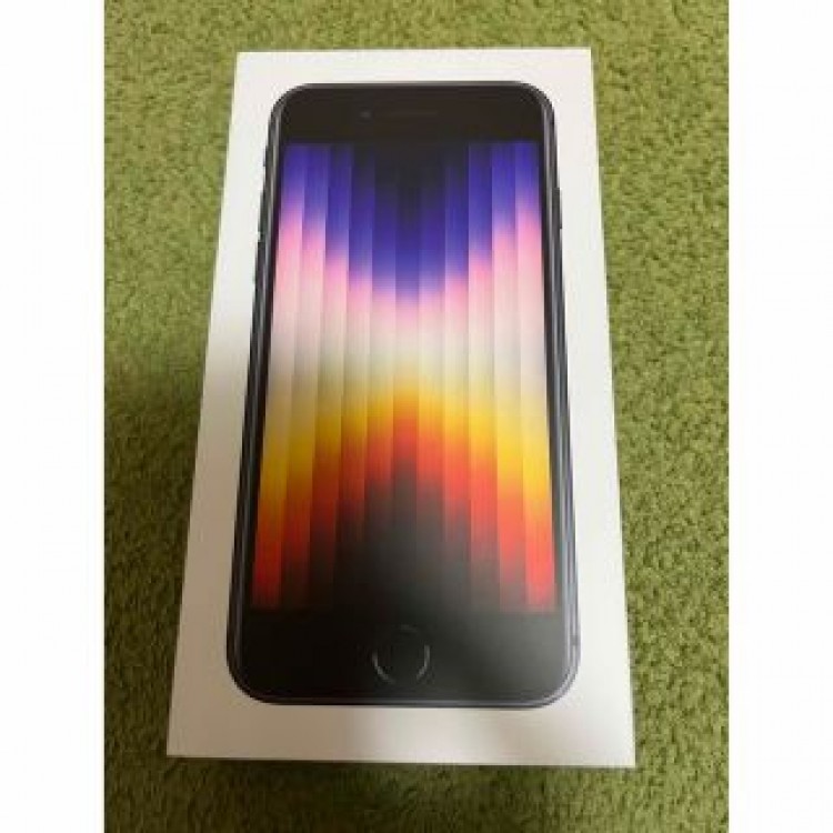 【未開封】アップル iPhoneSE3 64GB ミッドナイト ソフトバンク