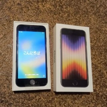アップル iPhoneSE 第3世代 64GB ミッドナイト softbank