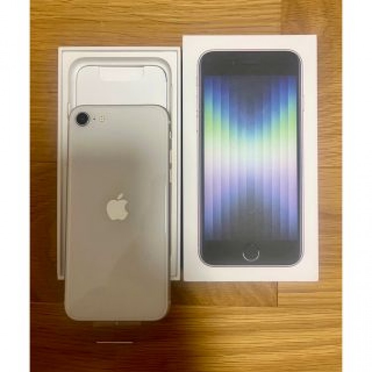 新品未使用 iPhone SE 第3世代 スターライト 64GB