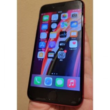 iPhone SE2 128GB RED 画面美品中古　SIMロックフリー