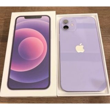 《美品》iPhone 12　パープル　128GB　バッテリー91%