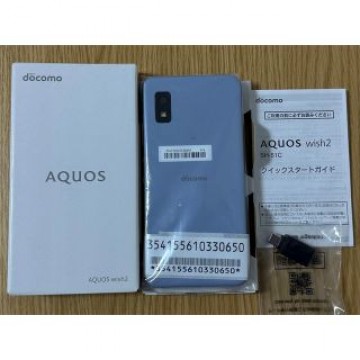 送料込　新品　未使用　ドコモ　AQUOS wish2 SH-51Cブルー