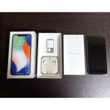 【バッテリー容量100%】iPhone X シルバー 256GB 専用箱・付属品