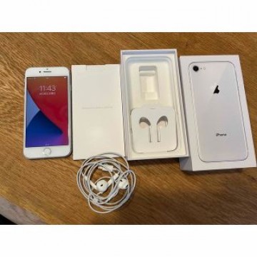 iPhone8 64GB 白 ホワイト sim解除済み　一部画割れあり