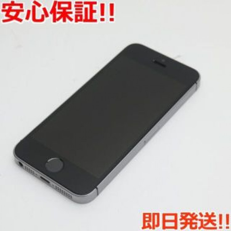 新品同様 SIMフリー iPhoneSE 64GB スペースグレイ