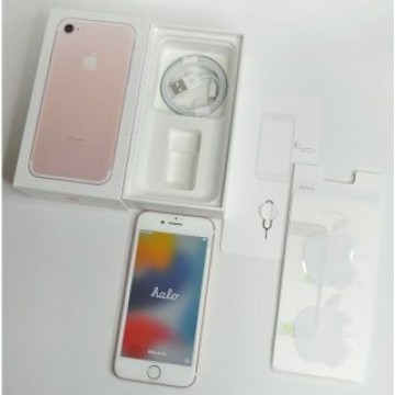 美品 iPhone7 SIMフリー バッテリー74% 32GB　ローズ 箱あり