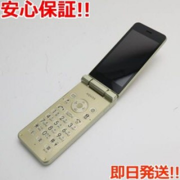 美品 SoftBank 601SH AQUOS ケータイ2 ゴールド