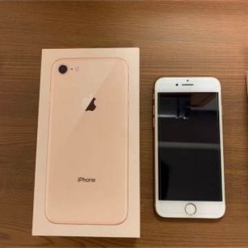 iPhone8 SIMフリー iPhone ゴールド　充電コード新品付き　86%