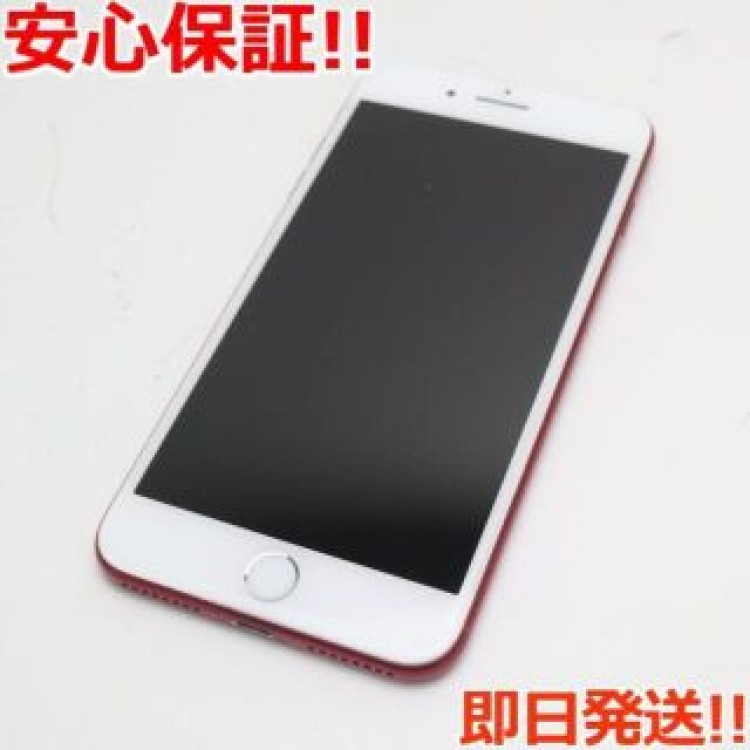超美品 SIMフリー iPhone7 PLUS 256GB レッド