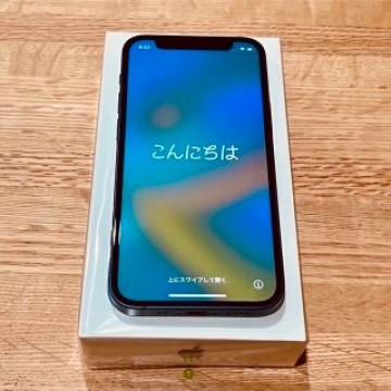 iPhone 12 mini ブルー 256 GB SIMフリー　保護おまけ付