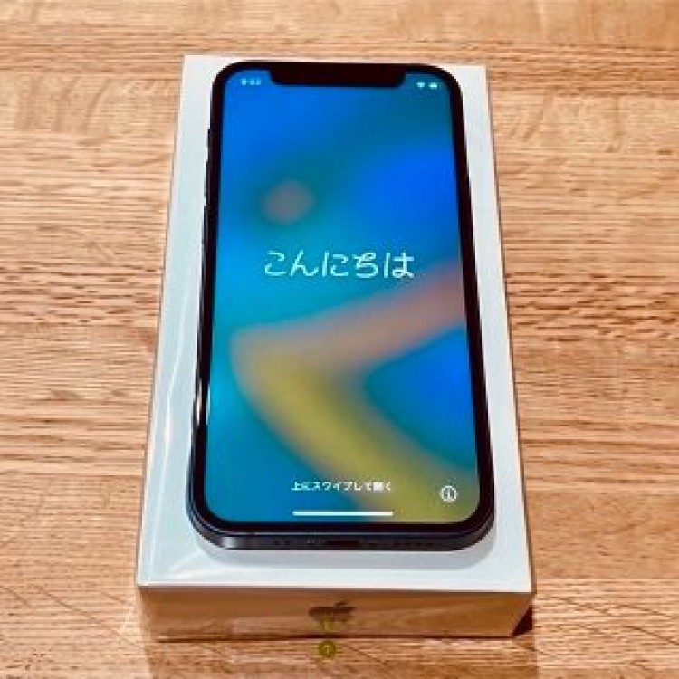 iPhone 12 mini ブルー 256 GB SIMフリー　保護おまけ付
