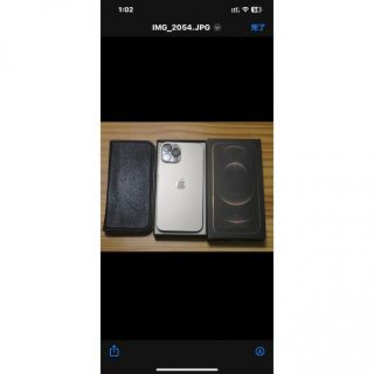 傷無し美品　SIMロック解除済　iPhone 12 PRO MAX 128GB