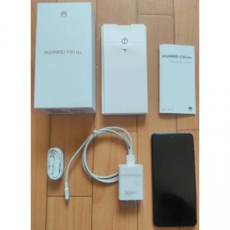 【中古】ファーウェイ p30 lite ブルー