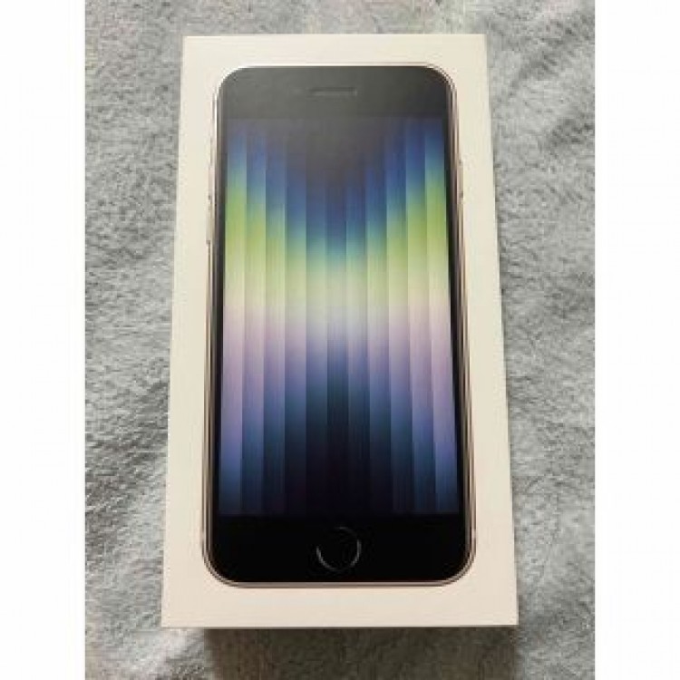 iPhone SE 第3世代 スターライト SIMロック解除済み