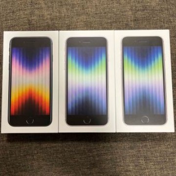 iPhoneSE 第3世代 64GB スターライト　ミッドナイトブラック　セット