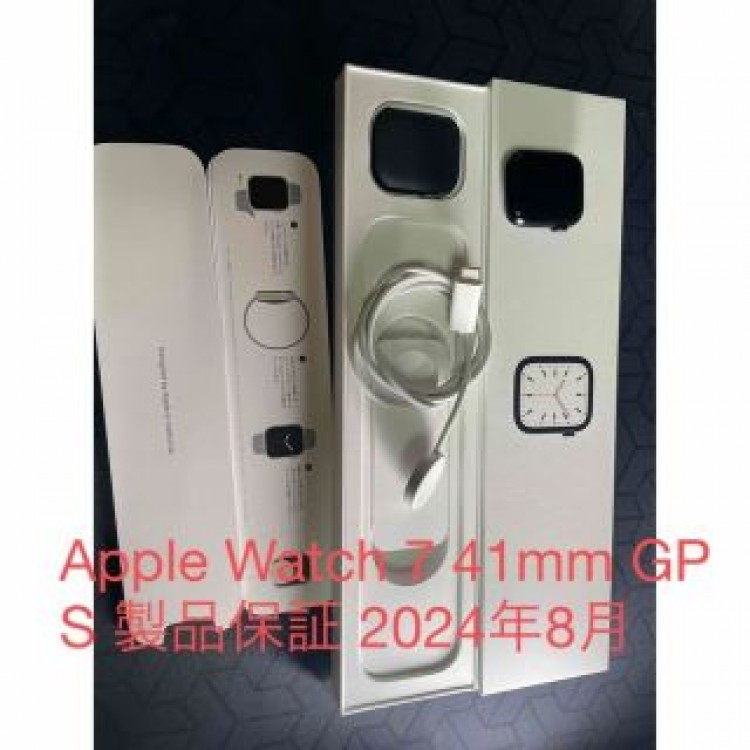 Apple Watch 7 41mm GPS 製品保証 2024年8月