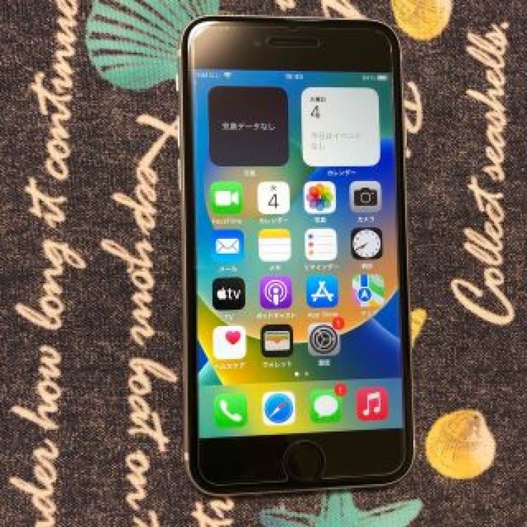 美品　iPhone SE 2世代 64GB デモ機 ホワイト　Softbank