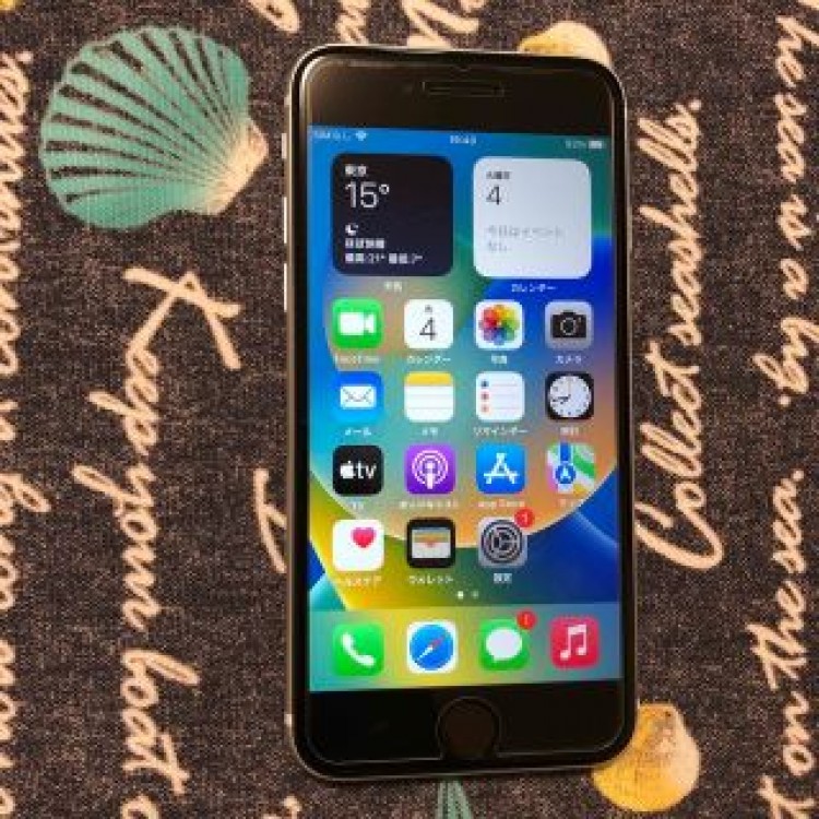 美品　iPhone SE 2世代 64GB デモ機 ホワイト　Softbank