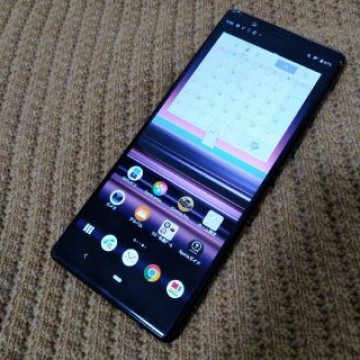 SONY Xperia 5 SO-01M ブラック 割れあり ジャンク