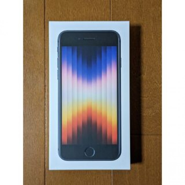 新品未開封 iPhoneSE 第3世代 64GB ミッドナイト au