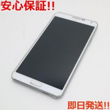 超美品 au SCL22 GALAXYNote3 ホワイト 白ロム