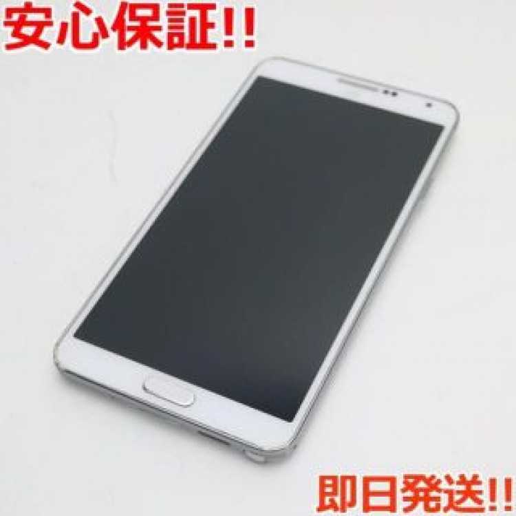 超美品 au SCL22 GALAXYNote3 ホワイト 白ロム