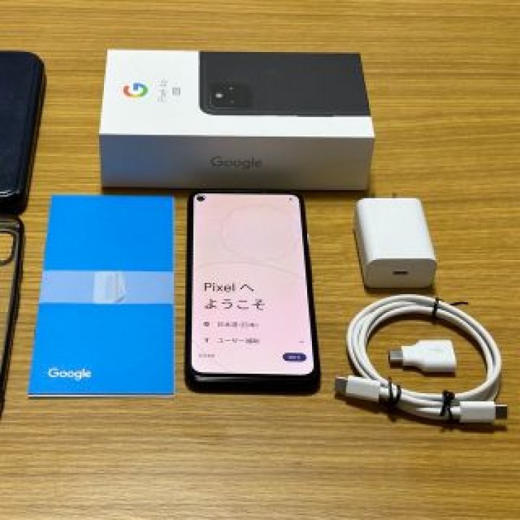 Google Pixel 4a 5G 128GB Just Black 付属品付