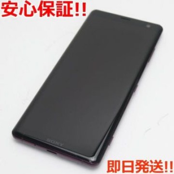 新品同様 801SO Xperia XZ3 ボルドーレッド