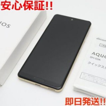 超美品 SH-53A AQUOS sense 5G イエローゴールド