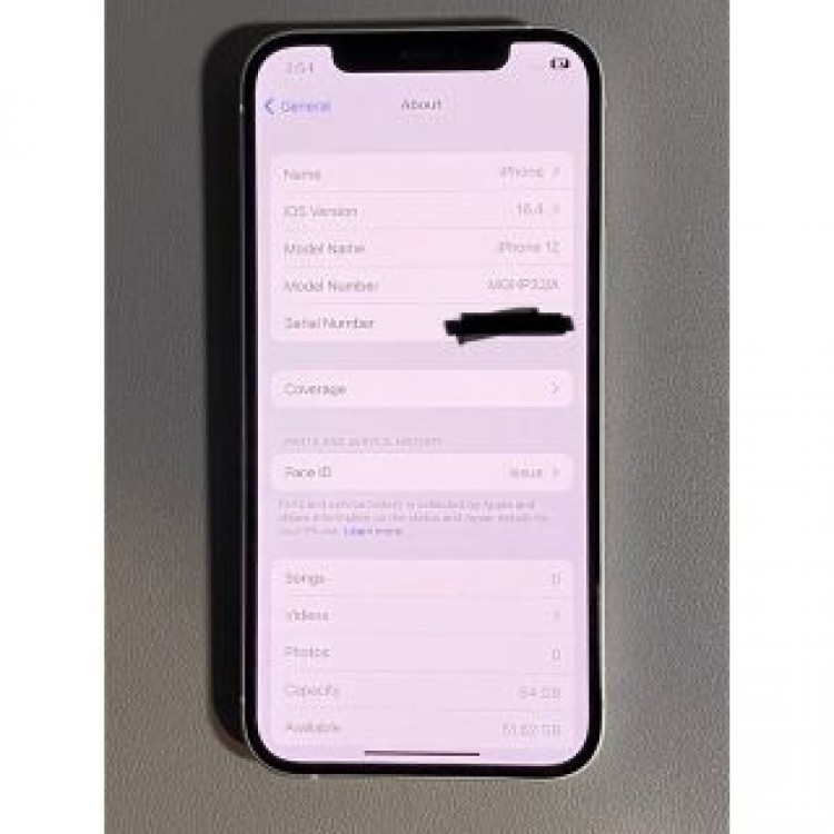 iPhone 12 ホワイト 64 GB SIMフリー