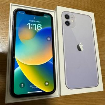 Apple iPhone 11 パープル 128 GB SIMフリー