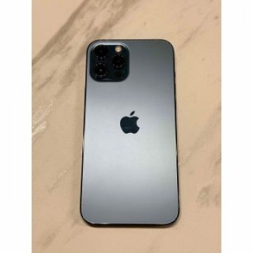 iPhone12ProMAX 215GB パシフィックブルー 美品 端末ロック無