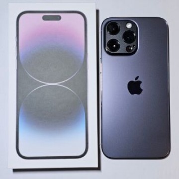 【ほぼ未使用】iPhone14 Pro Max 128GB ディープパープル