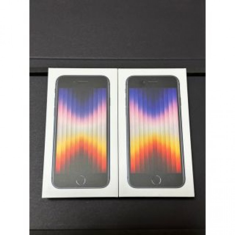 iPhone SE3  第３世代　64GB  ミッドナイト　2台セット