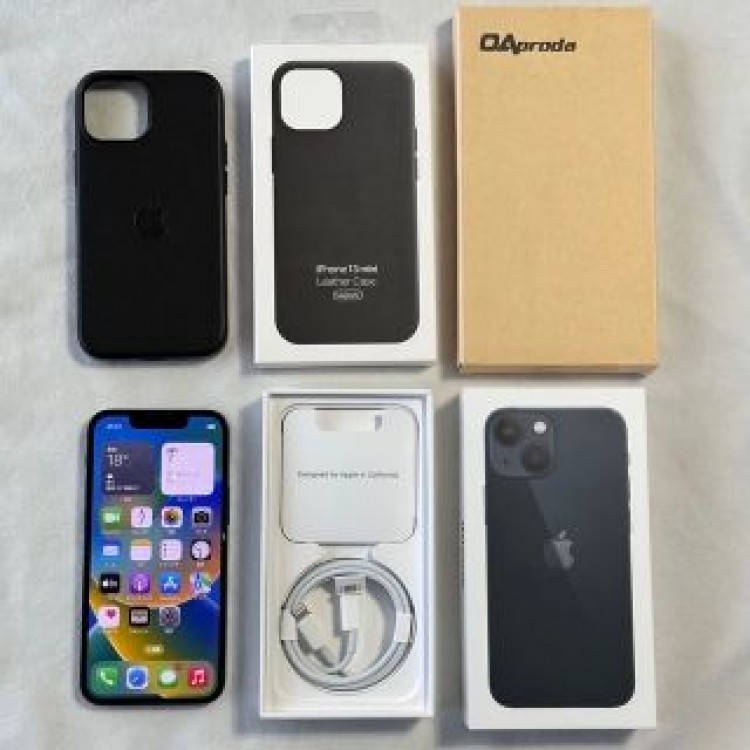 【美品】iPhone 13 mini 256GB ミッドナイト SIMフリー