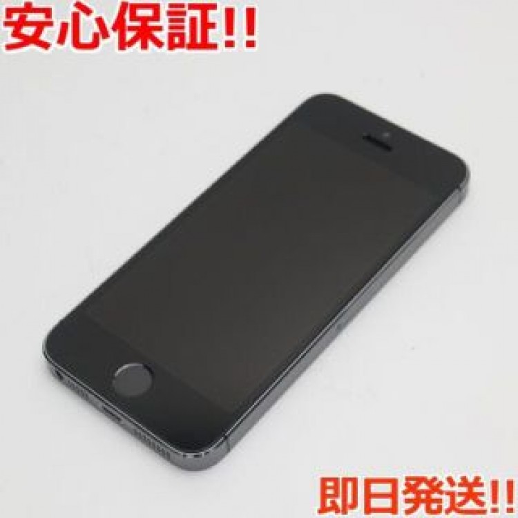 美品 DoCoMo iPhone5s 16GB グレー ブラック