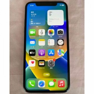 iPhone X 256GB シルバー バッテリー容量100%